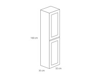 Differnz badkamerkast reno, eiken - afbeelding 2 van  5