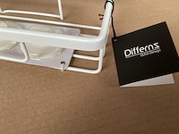 Differnz doucherekje wit, 25x11x8 cm (108x) - afbeelding 2 van  3