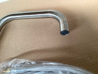 Differnz mengkraan hoog model, mat chroom (4x) - afbeelding 6 van  6