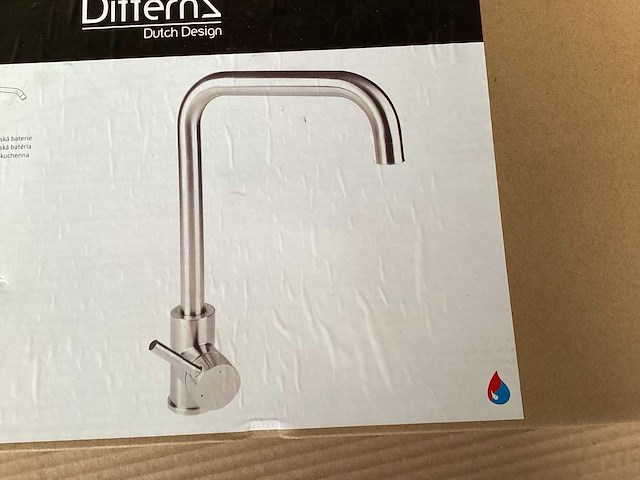 Differnz mengkraan hoog model, mat chroom (4x) - afbeelding 3 van  7