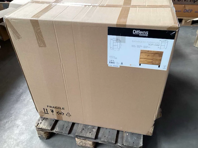 Differnz sofi oak badkamerkast 80cm - afbeelding 2 van  5