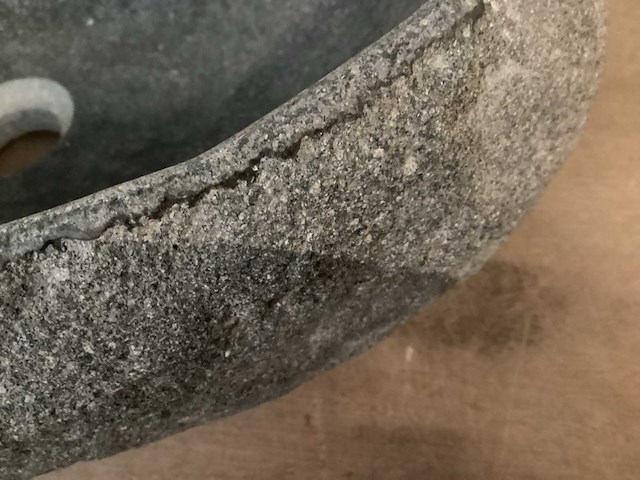 Differnz wasbak natuursteen, 40x45 cm - afbeelding 4 van  5