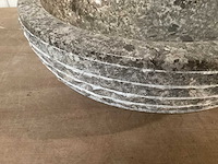 Differnz wasbak natuursteen, rond 40 cm - afbeelding 2 van  4