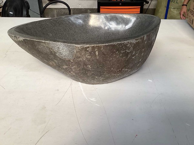 Differnz wasbak uit natuursteen, 46x34 cm - afbeelding 3 van  6