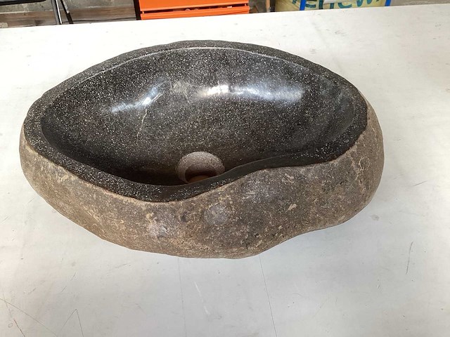 Differnz wasbak uit natuursteen, 46x34 cm - afbeelding 1 van  5