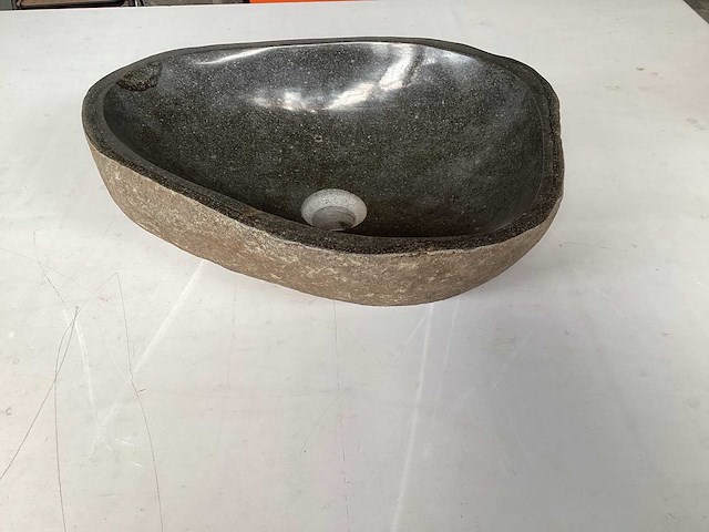 Differnz wasbak uit natuursteen, 46x34 cm - afbeelding 1 van  4