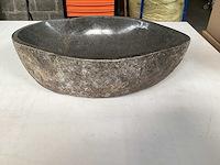 Differnz wasbak uit natuursteen, 46x34 cm - afbeelding 1 van  5