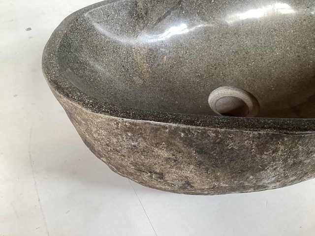 Differnz wasbak uit natuursteen, 46x34 cm - afbeelding 2 van  5