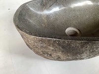 Differnz wasbak uit natuursteen, 46x34 cm - afbeelding 2 van  5