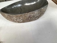 Differnz wasbak uit natuursteen, 46x34 cm - afbeelding 4 van  5