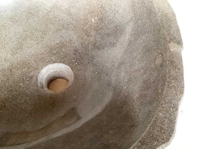 Differnz wasbak uit natuursteen, 46x36 cm - afbeelding 3 van  4