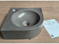 Differnz wastafel cleo concrete 31x31 cm - afbeelding 1 van  5