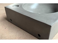 Differnz wastafel cleo concrete 31x31 cm - afbeelding 3 van  5