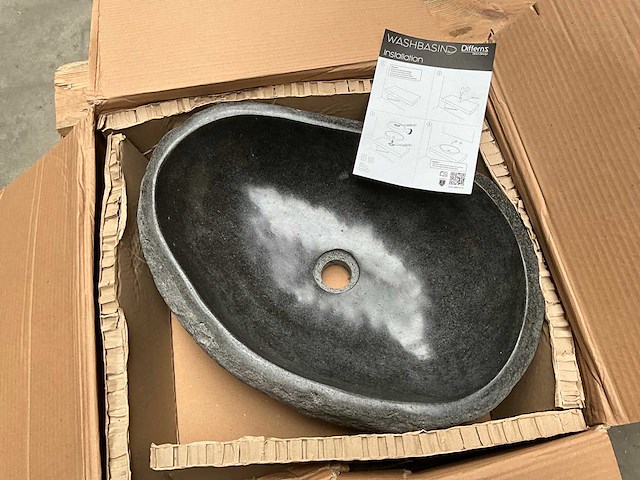 Differnz wastafel lombok riverstone - afbeelding 1 van  8