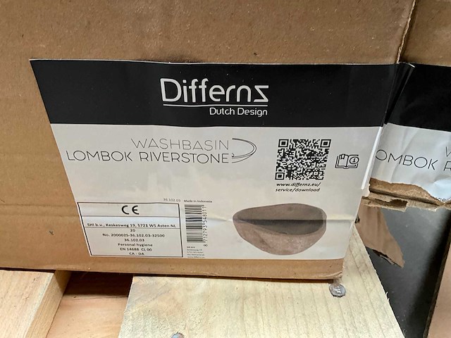 Differnz wastafel lombok riverstone - afbeelding 5 van  8