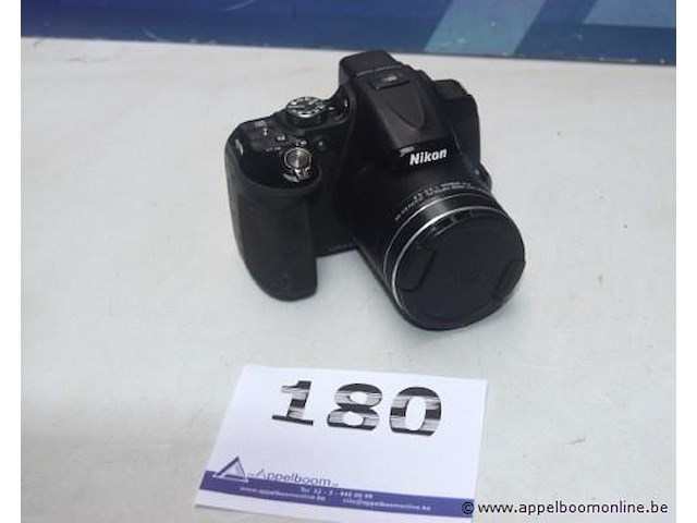 Dig. fototoestel nikon coolpix p600, zonder kabels, zonder batterij, werking niet gekend - afbeelding 1 van  3