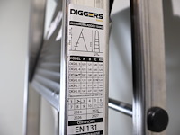 Diggers aluminium trapladder - afbeelding 2 van  3