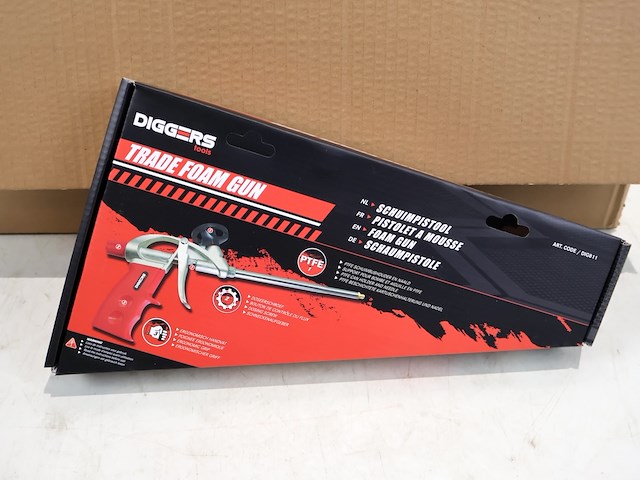 Diggers schuimpistool (x17) - afbeelding 2 van  4