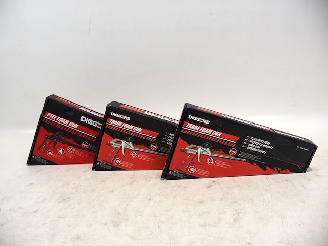 Diggers schuimpistool (x3) - afbeelding 1 van  4