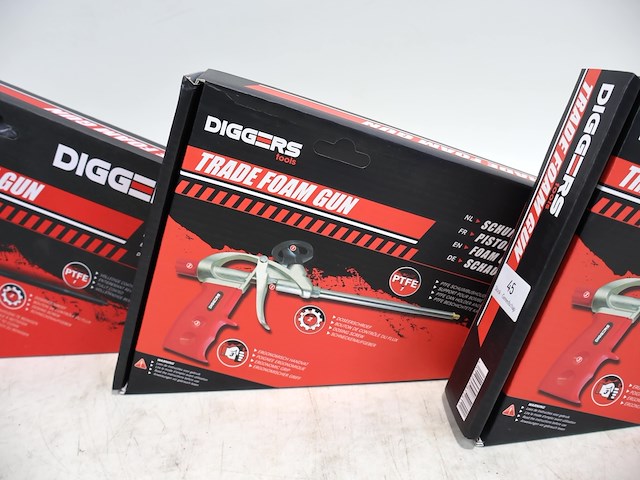 Diggers schuimpistool (x3) - afbeelding 3 van  4