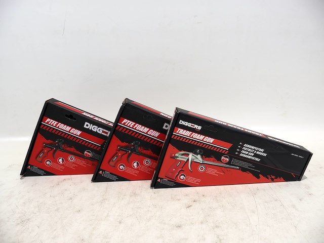 Diggers schuimpistool (x3) - afbeelding 1 van  4