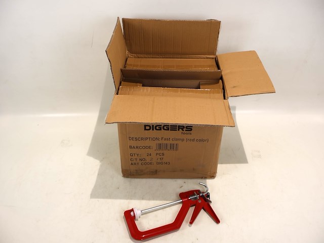 Diggers snelspankklem (x24) - afbeelding 1 van  4