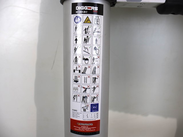 Diggers telescopische ladder - afbeelding 4 van  6
