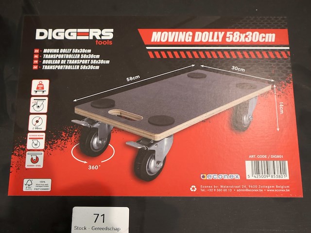 Diggers transportroller (x3) - afbeelding 4 van  5