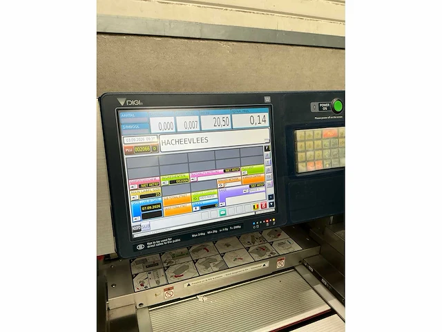 Digi - aw5600fx - halfautomatische weeg- etiketter en verpakkingsmachine - afbeelding 6 van  7