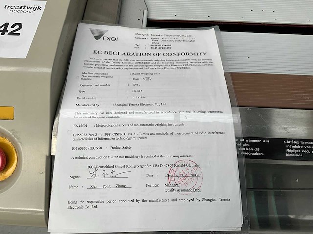 Digi ds-516 intelligente weegsysteem - afbeelding 6 van  6