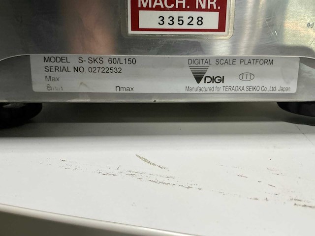 Digi s-sks 60/l150 weegschaal - afbeelding 3 van  3