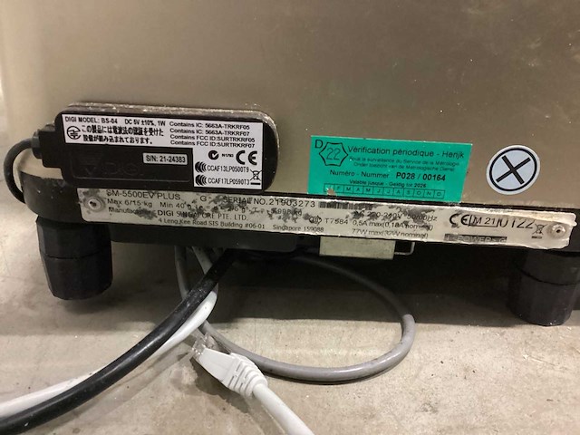 Digi sm5500 evm plus weegschaal - afbeelding 4 van  5