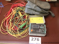 Digitale aardingstester - kyoritsu - kew 4105a toebehoren - meetkabels, draagtas - afbeelding 1 van  2