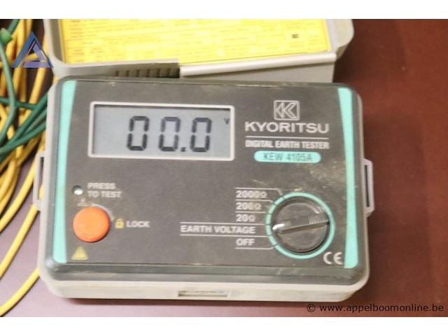 Digitale aardingstester - kyoritsu - kew 4105a toebehoren - meetkabels, draagtas - afbeelding 2 van  2