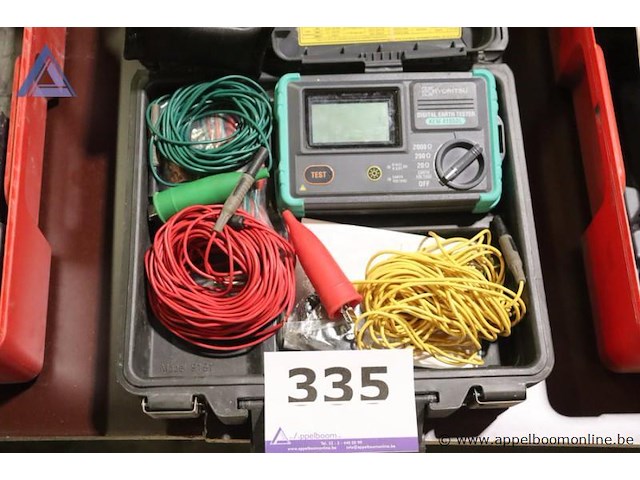 Digitale aardtester - kyoritsu - 4105a toebehoren - meetsnoeren, koffer - afbeelding 1 van  2