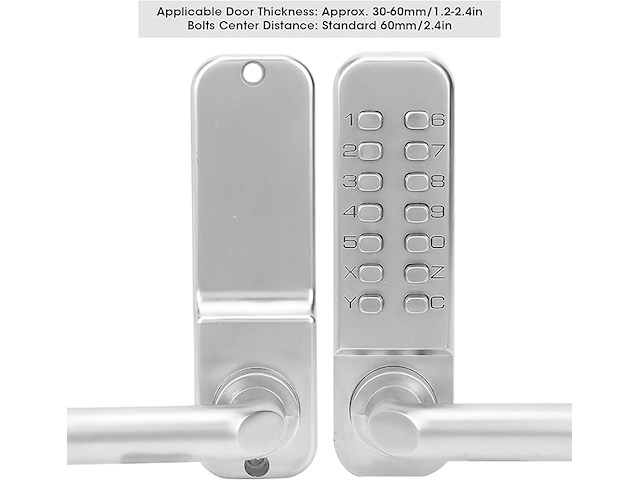 Digitale mechanische combinatie deurslot - afbeelding 2 van  3