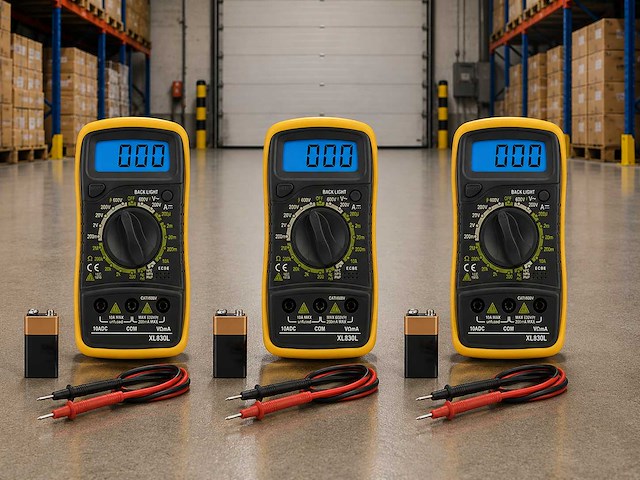 Digitale multimeter (3x) - afbeelding 1 van  7