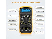Digitale multimeter (3x) - afbeelding 5 van  7