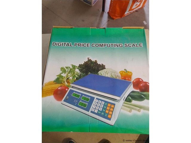 Digitale weegschaal 200 gram tot max 30 kg nieuw in doos - afbeelding 1 van  1