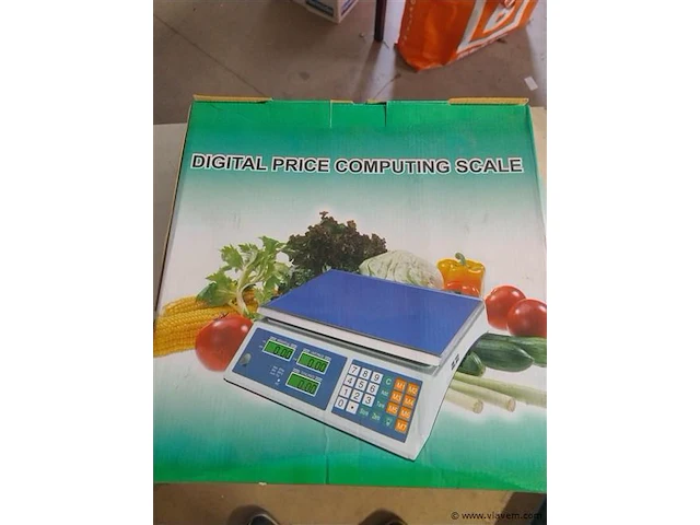 Digitale weegschaal 200 gram tot max 30 kg - afbeelding 1 van  1