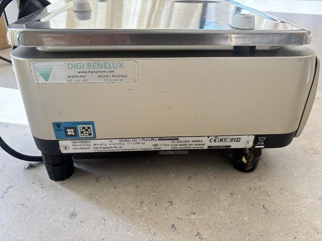 Digitale weegschaal digi sm-5500ev - afbeelding 5 van  6