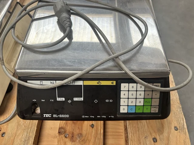 Digitale weegschaal tec sl2200 - afbeelding 1 van  3