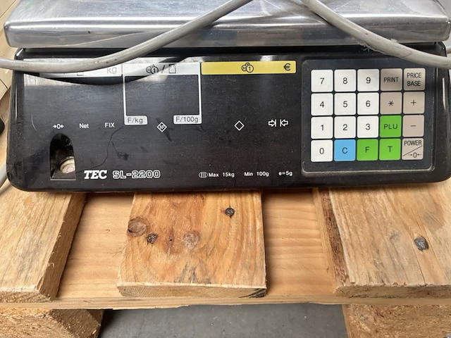 Digitale weegschaal tec sl2200 - afbeelding 2 van  3