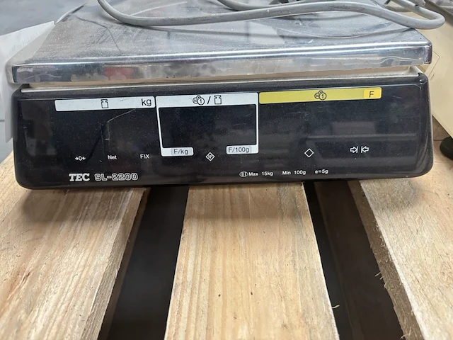 Digitale weegschaal tec sl2200 - afbeelding 3 van  3