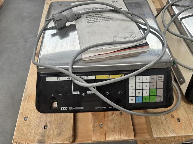 Digitale weegschaal tec sl2200 - afbeelding 1 van  4