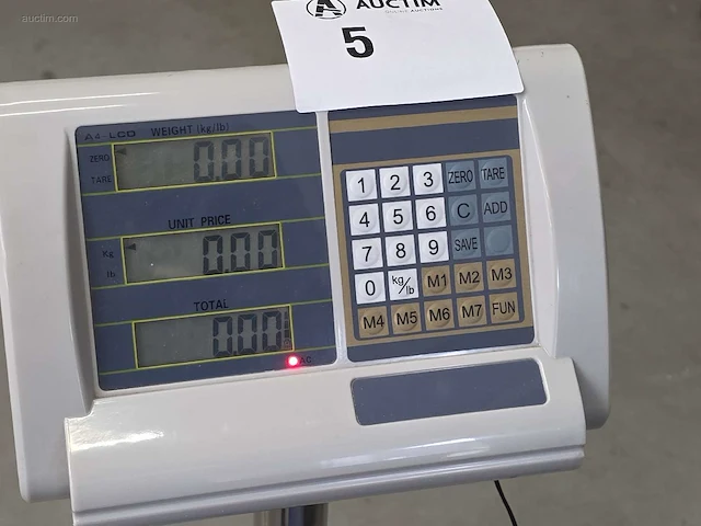 Digitale weegschaal vidaxl - afbeelding 4 van  5