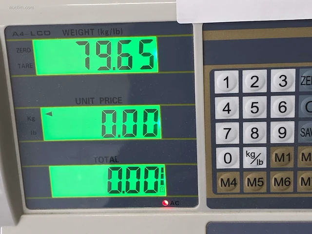 Digitale weegschaal vidaxl - afbeelding 5 van  5