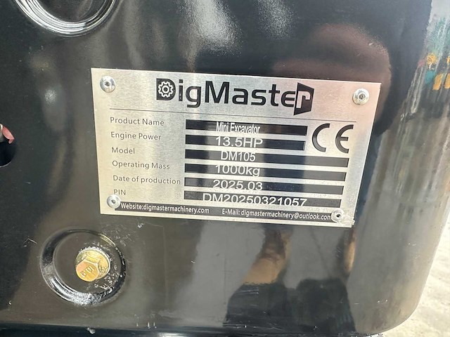 Digmaster - 2025 - dm105 - minigraafmachine - afbeelding 24 van  30