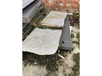 Dikke platen graniet 5-8-10cm met 1 metalen bok - afbeelding 2 van  8