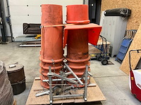 Dimos stortkokers met draagconstructie (10x) - afbeelding 1 van  6